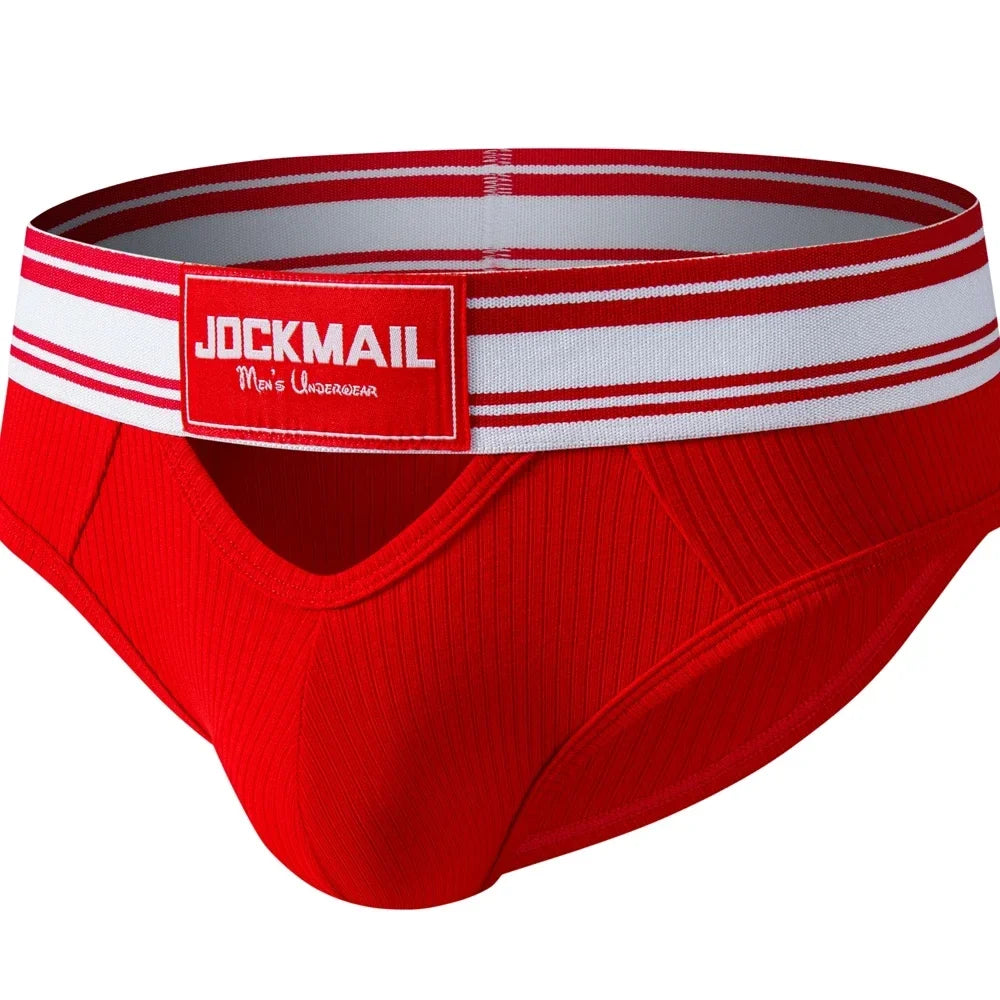 Men's Briefs Slip Sexy Men Underwear Brief Hollow U Convex Cotton Man Underpants Comfortable Cuecas Masculinas Sissy Panties
