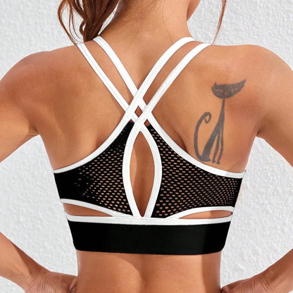 Yoga Sports Bras Push Up Gym Crop Tops