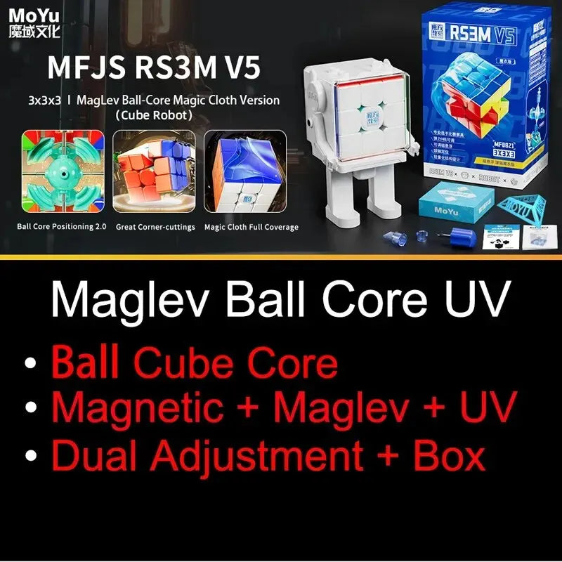 Ball-Core Magnetic 3x3 Cube