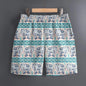 Men's Hawaiian 3D Elephant Ethnic Pattern Beach Shorts Quick Dry Outdoor Leisure Sports Shorts Fashion Men's Shorts