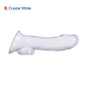 Dildo Enlargement Penis Sleeve Sex Toy for Men Delay Ejaculation Firmly Cock Extender Reusable Condom Dildo Enhancer Sex Product