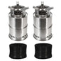 Outdoor Camping Portable Wood Stove Stainless Steel Double-Layer Heat-Concentrating Split Stackable Picnic Backpack Stove