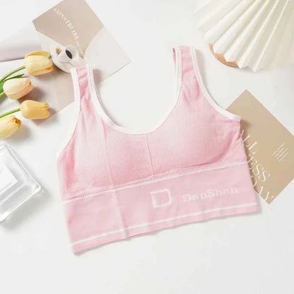 Women's Seamless Wireless Plus Size Sports Bra