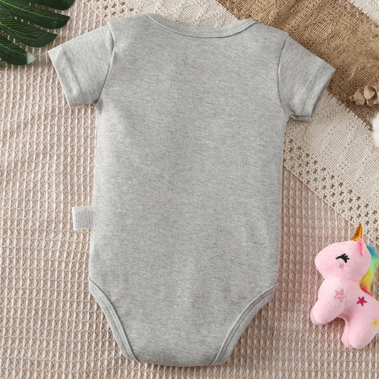 Custom Pictures Cute Cotton Onesie 0-12 Months Triangle Romper Design DIY Personalized Photos Newborn Clothes Jumpsuit