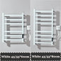Black/White Electric Towel Rack With Digital Display Touch Temperature&Time Control Smart Heated Towel Rail Towel Warmer