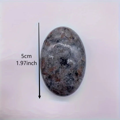 Natural Yooperlite Stone Crystal Palm Rock Flame Stone, UV Light Reactive, Syenite With Fluorescent Sodalite Emberlite Tumble
