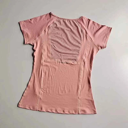 Women's Quick-Dry Mesh Yoga T-Shirt