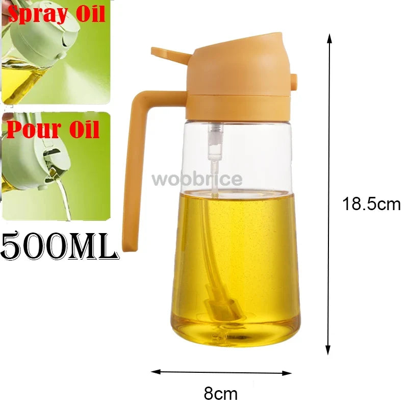 2in1 Kitchen Spray Oil Dispenser Oil Sprayer Polisher or Only Brush