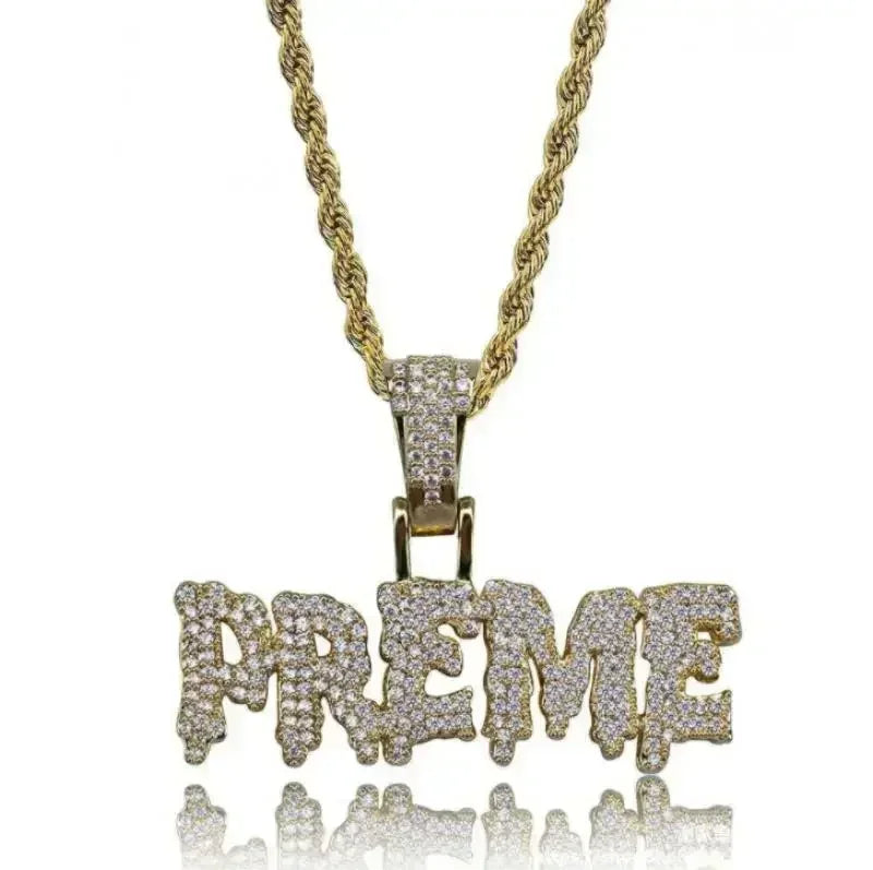 Hip-Hop Ak-47 Rifle Gun Pendant Necklace Men\'s Personalized Street Hip-Hop Rock Rap Party Jewelry