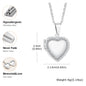 Vnox Never Fade Silver Color Stainless Steel Women Locket Pendant, Openable Heart Pendant Necklaces, Life Tree Floral Collar