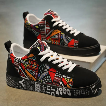 Breathable Sports Shoes, Skateboard Shoes, Men's Heart and Music