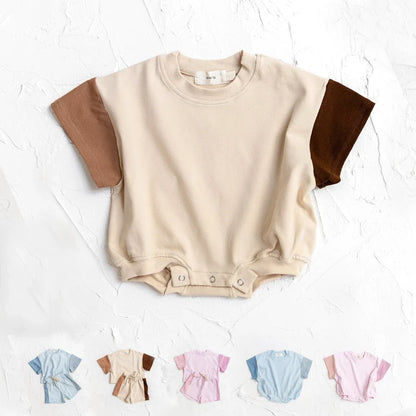 Summer Newborn Baby Boys Girls Oversized Rompers Unisex Romper for