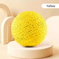 Interactive Sisal Cat Scratching Ball Toy For Kitten Teeth Cleaning Anti Bite 10CM Super Big Cat Ball Sounding Toy Pet Supplies