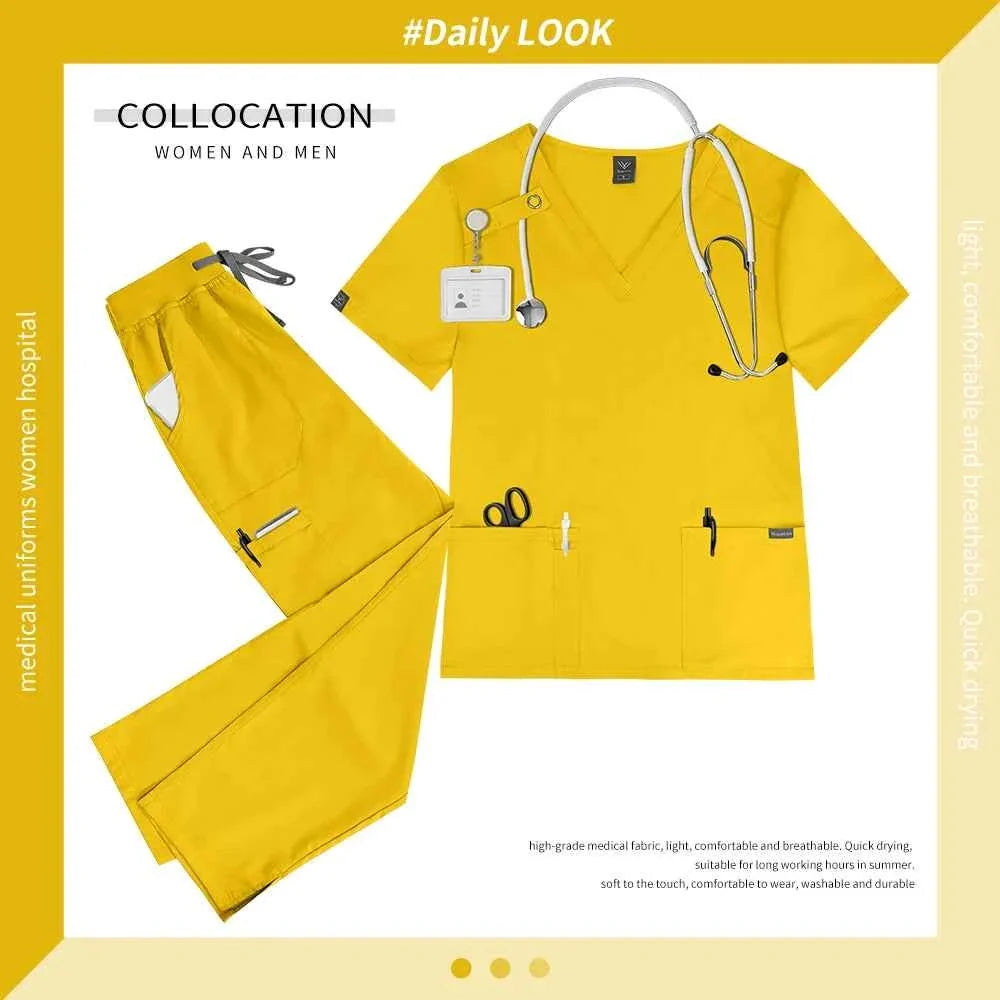Women's Medical Scrub Workwear Set