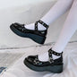 2025 Summer New School Girl JK Loafer Pumps Platform Shoes Japanese Style Lolita Y2K Kawaii Jirai Kei Fashion