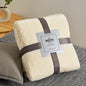 Winter Flannel Blankets For Beds 280GSM Faux Fur Coral Fleece Sofa Cover Microfiber Plush Fur Bedspread Plaid Blankets