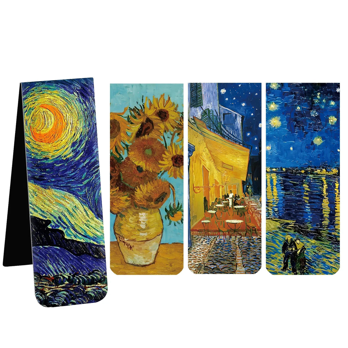 2.5Inch 4PCS Bookmarks with Magnet Book Markers Page Clip for Students Teachers School Home Office Reading Supplies
