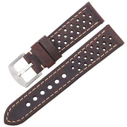 Suunto Race, Vertical & 9 Peak Perforated Leather Rally Band