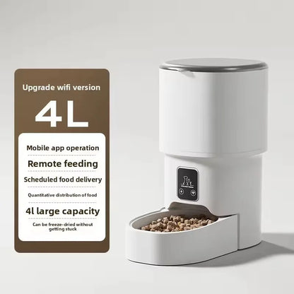 Automatic Dog Cat Feeder Smart Timer Quantitative App Remote Control