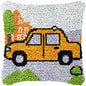 Latch Hook Rug Kit Pastel Embroidery Home decorations Pillow Case Set with Ergonomic Hook Tools
