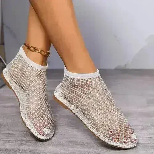Luxury Round Toe Flat Bottom Sandals