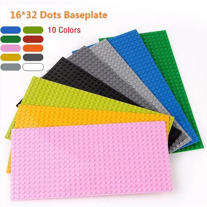 Classic Building Block Baseplate for Creative Construction Toy Sets