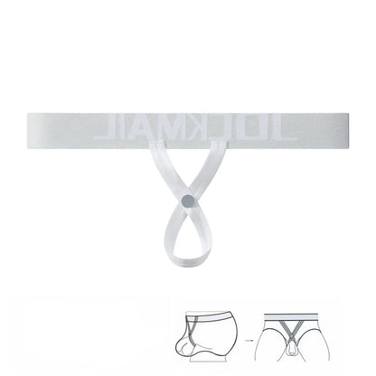 Mens Panties Cockring Thongs Sexy Penis Silicone O Ring Bondage Gay Underwear Buttocks Underpants Open Butt Lingerie