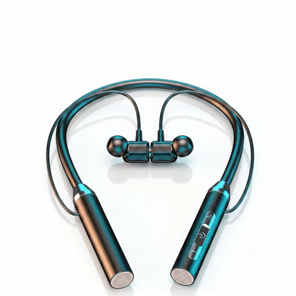 Bluetooth 5.0 Wireless Bluetooth Headphones With Mic Magnetic Design Neckband Earphone Wireless 9D Stereo Bluetooth Earphone