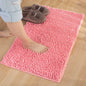 Chenille Bathroom Carpet Non Slip Bath Mat Soft and Comfortable Plush Living Room Door Bathroom Absorbent Foot Floor Matscarpet
