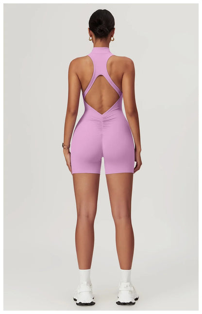 Women Jumpsuit Sleeveless Slim Activewear
