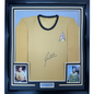 Framed Autographed/Signed William Shatner 35x39 Star Trek Captain Kirk Shirt/Uniform JSA COA