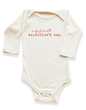 My First Valentine's Day Organic Baby Bodysuit Long Sleeve