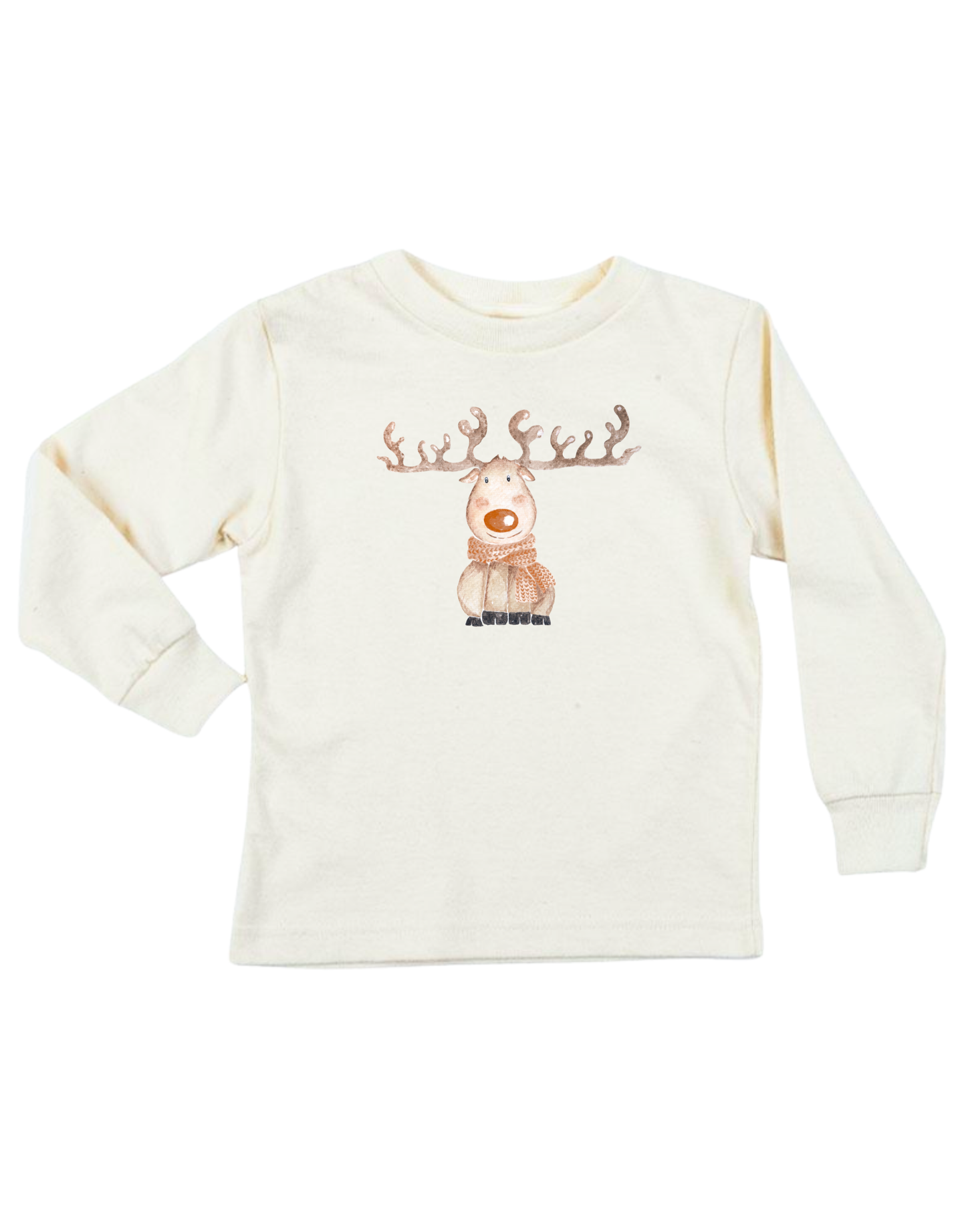 Reindeer Organic Kids T-Shirt Long Sleeve