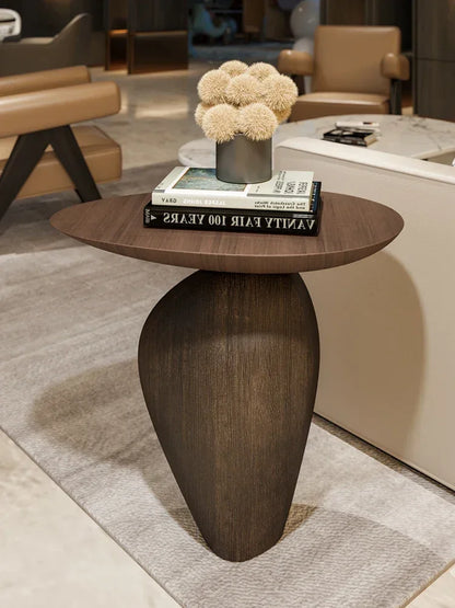 Side Table - Cobblestone Wooden Small