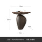 Side Table - Cobblestone Wooden Small