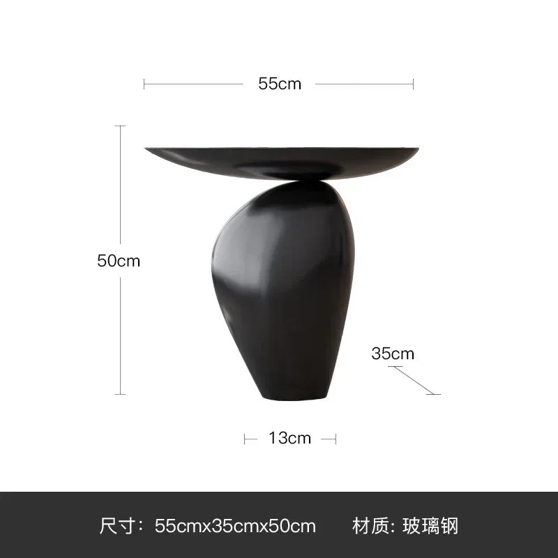 Side Table - Cobblestone Wooden Small