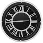 13.5/17.5 Inch Silent Wall Clock with Silver Frame