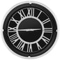 13.5/17.5 Inch Silent Wall Clock with Silver Frame