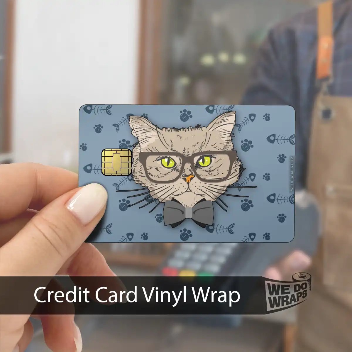 Smart British Shorthair Cat | NFC Key Card Wrap