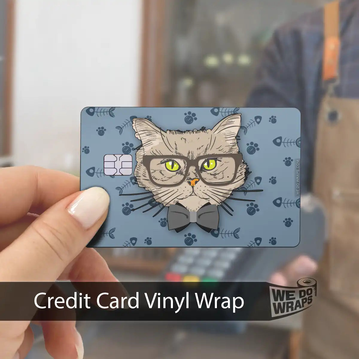Smart British Shorthair Cat | NFC Key Card Wrap