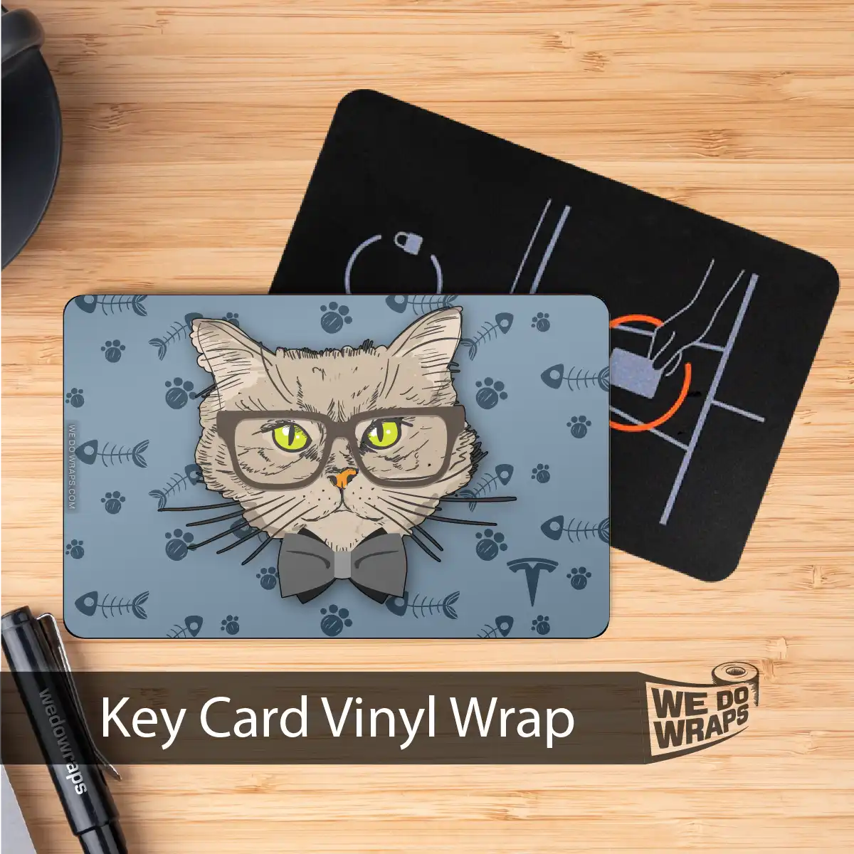 Smart British Shorthair Cat | NFC Key Card Wrap