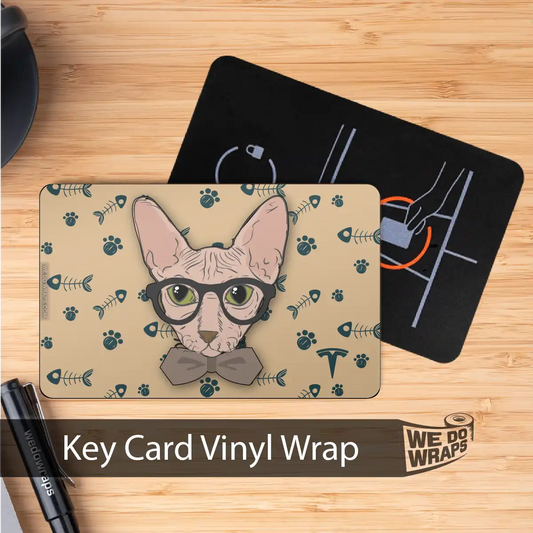 Smart Sphynx Cat | NFC Key Card Wrap