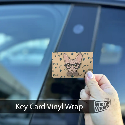 Smart Sphynx Cat | NFC Key Card Wrap