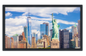 Professionally Framed Statue of Liberty New York City Skyline High-Resolution Panoramic Photo 12x22 Wall Art