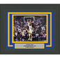 Framed Autographed/Signed Stephen Steph Curry Golden State Warriors 16x20 Basketball Photo JSA COA