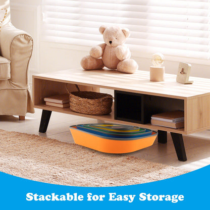 Stepping Stone for Kids 5Pcs Non-Slip Toddler River Stone Set-Multicolor