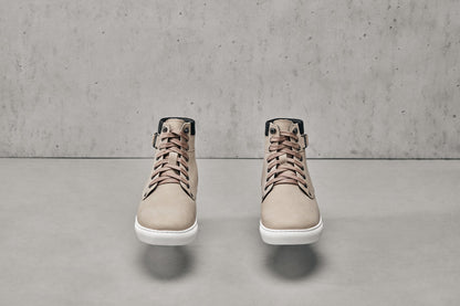 CALTO - T53122 - 2.6 Inches Taller (Taupe) - High top sneak-boot