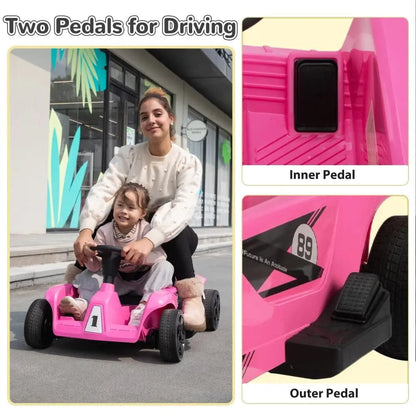 TOBBI 24V Electric 2-Seater Family Ride-On Car