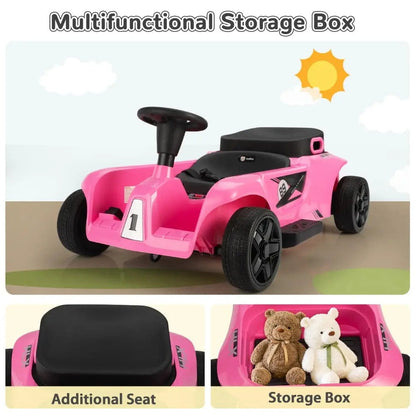 TOBBI 24V Electric 2-Seater Family Ride-On Car