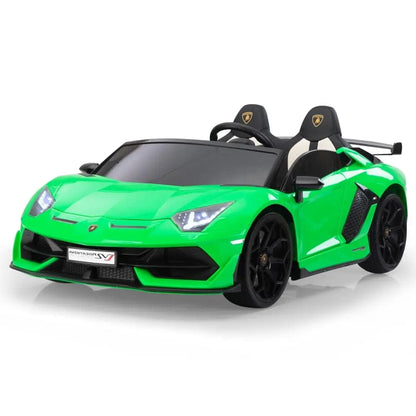 TOBBI 24V Licensed Lamborghini SVJ 2-Seater Electric Kids Ride On Drift Car